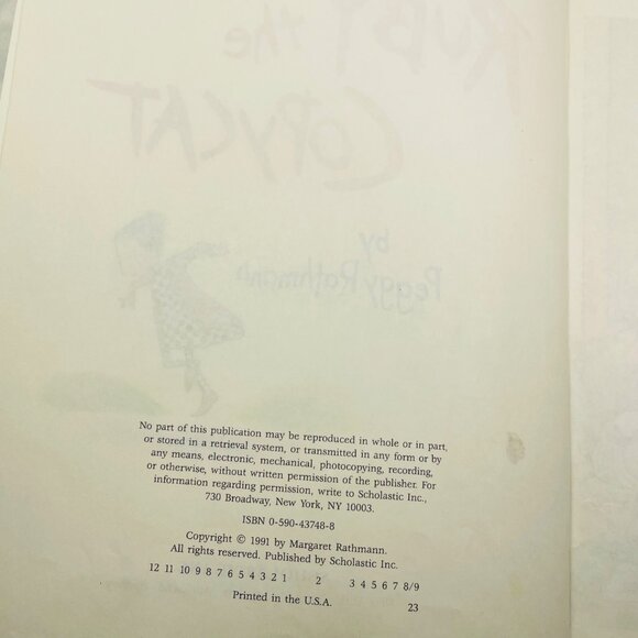 Ruby The Copycat Book & Cassette Set By Peggy Rathmann - Picture 6 of 13